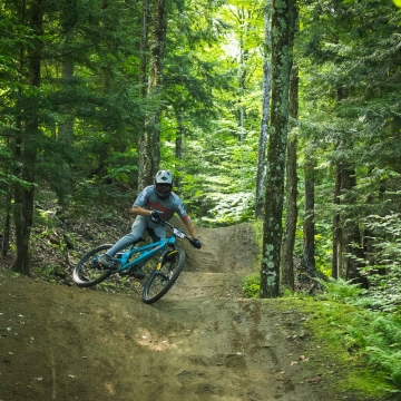 Cleaning up the trail with a little scrubbery