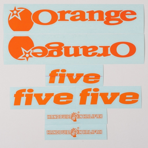 Orange decal kit