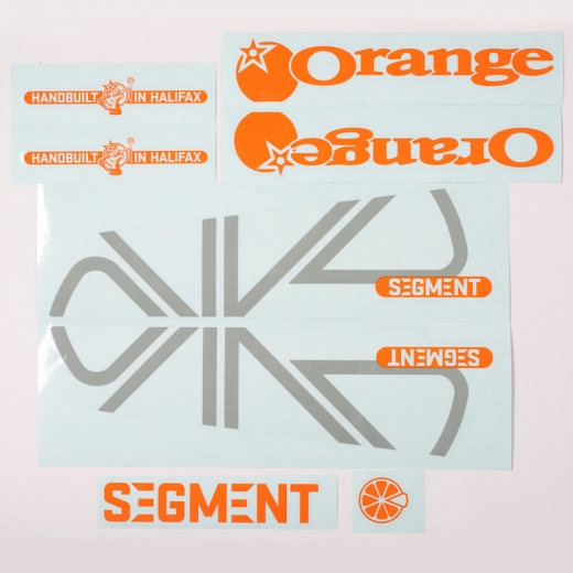 Orange decal kit