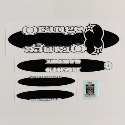 White/black decal kit