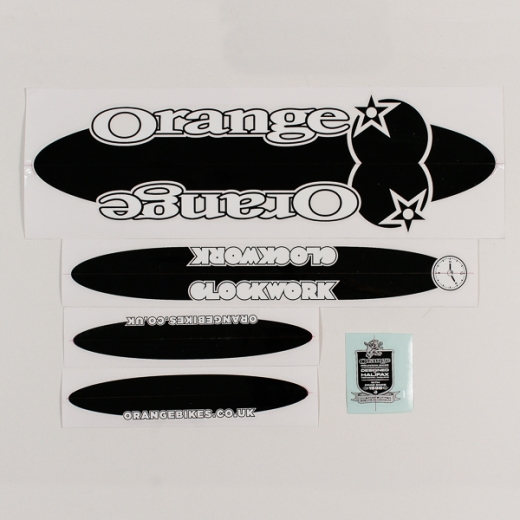 White/black decal kit