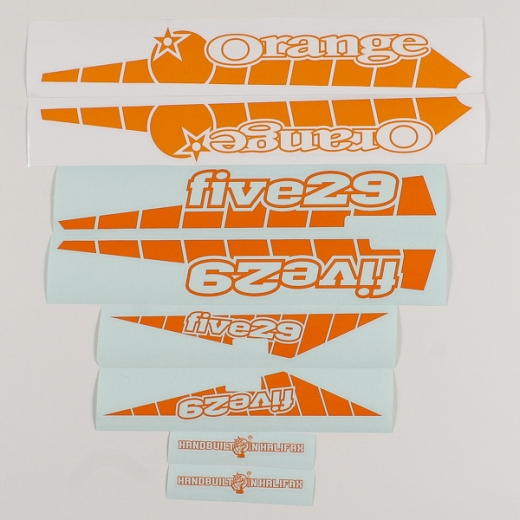 Orange decal kit