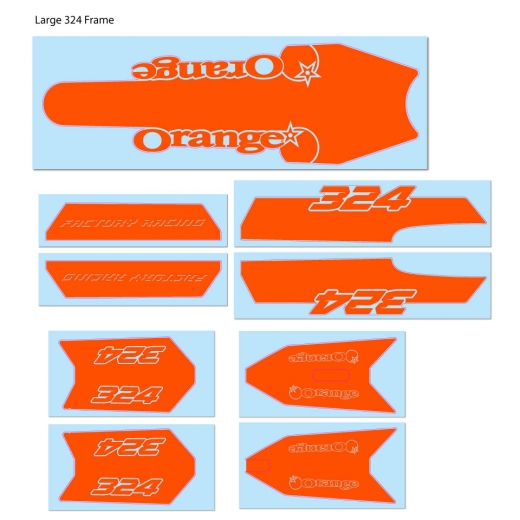 Orange Decal Kit