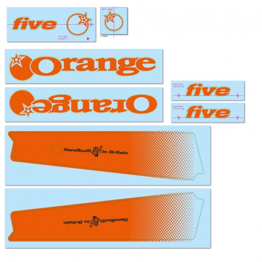 Orange Decal Kit