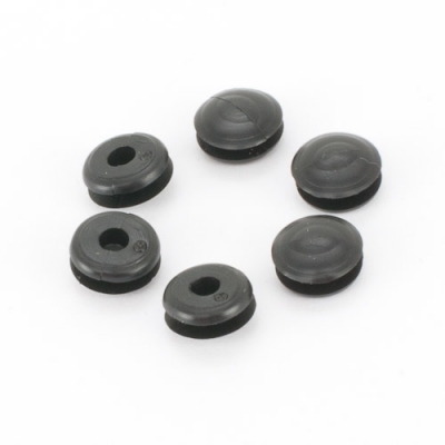 Downtube gusset grommet