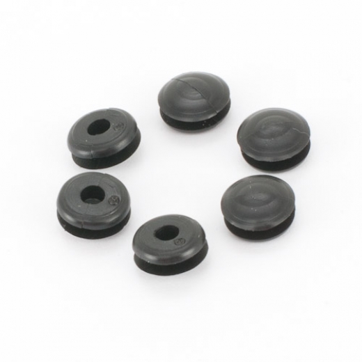 Downtube gusset grommet