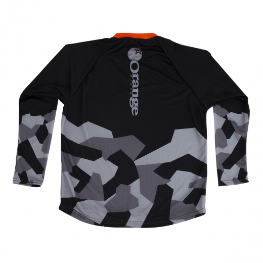 Kids Midnight Camo Jersey long Sleeve (Grey/Black)