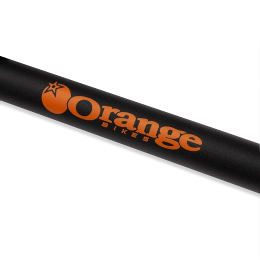 Orange Bikes and Strange Suspension Pump - Orange logo