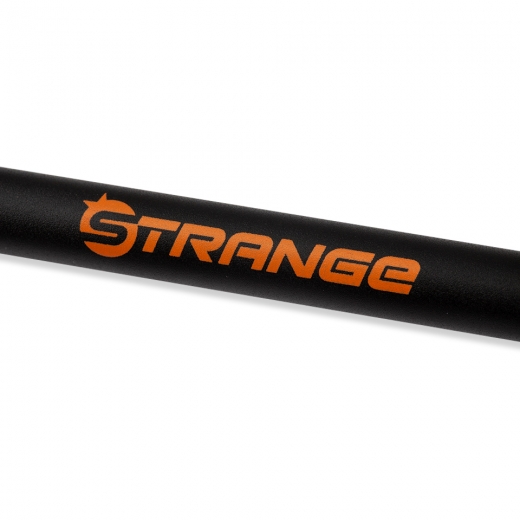 Orange Bikes and Strange Suspension Pump - Strange logo