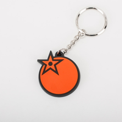 Orange Bikes Keyring