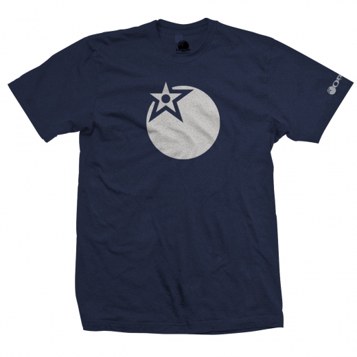 Handbuilt in Halifax Tee Heather Blue - Front