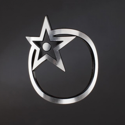 Orange Head Tube Badge